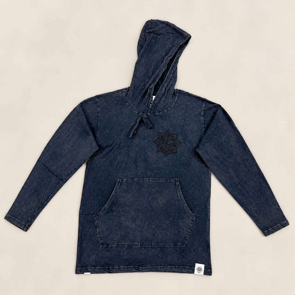 Sudadera con capucha lavanda empolvado – Talla S