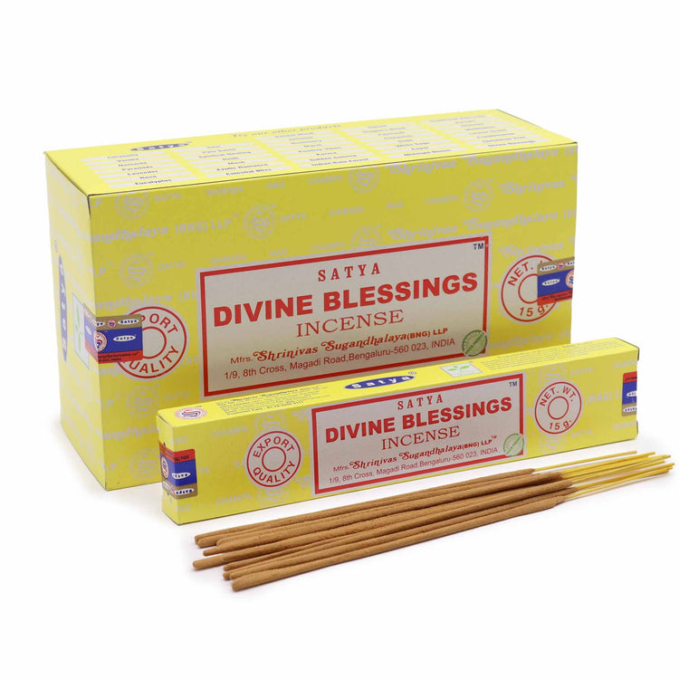 Incienso Satya Bendición Divina – Varillas, 15 g