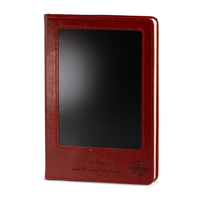 Cuaderno A5 con pantalla LCD borrable – Rojo, 80 hojas