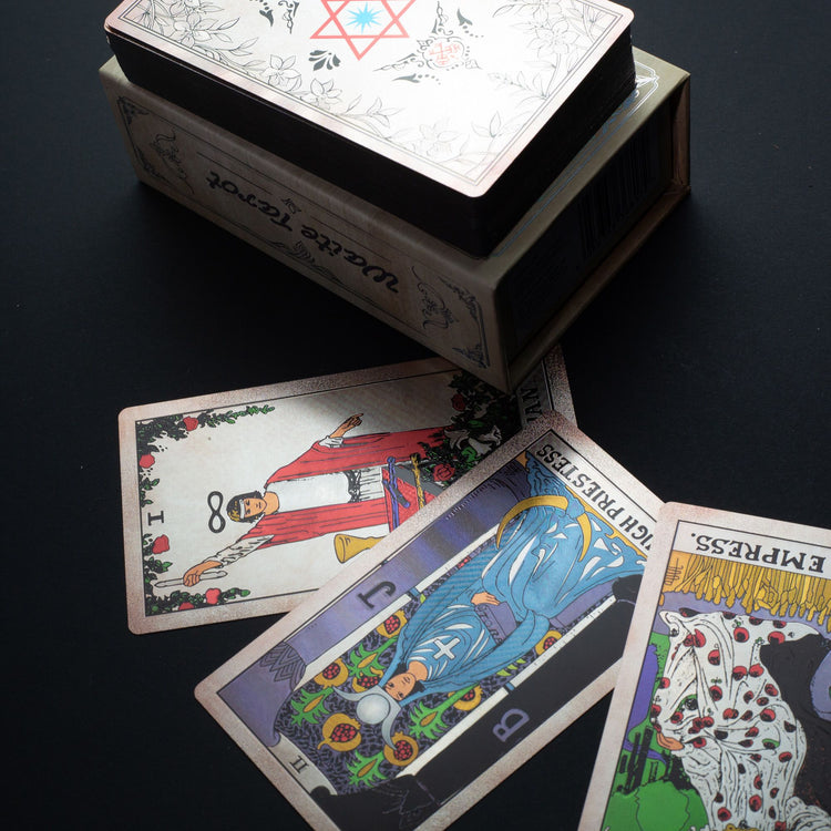 Tarot Waite plateado – Baraja con folleto