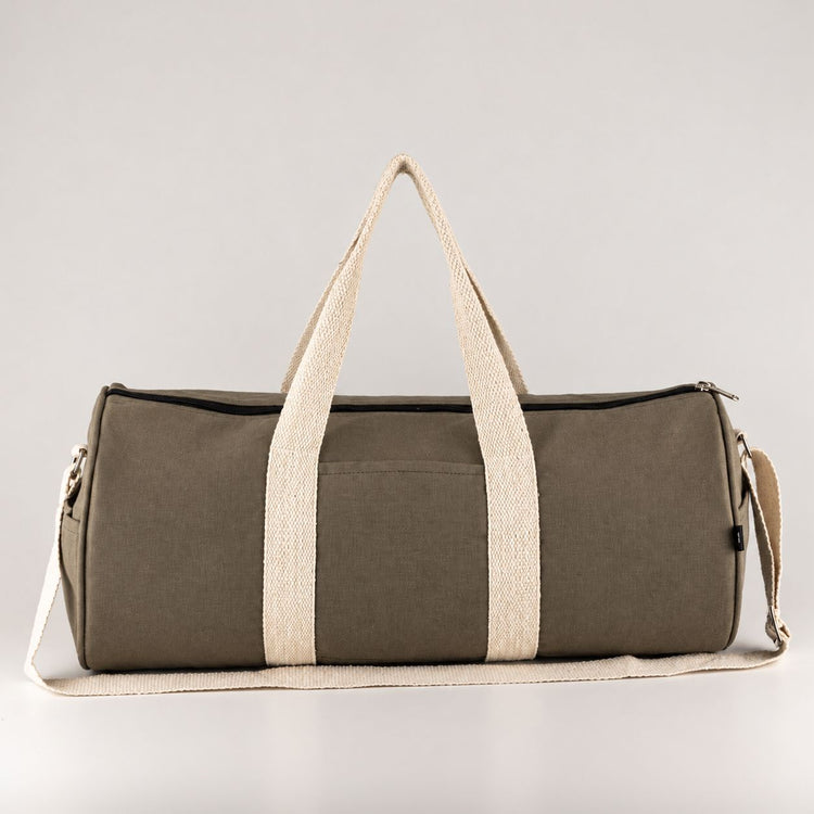 Bolsa de deporte de algodón canvas - Verde oliva