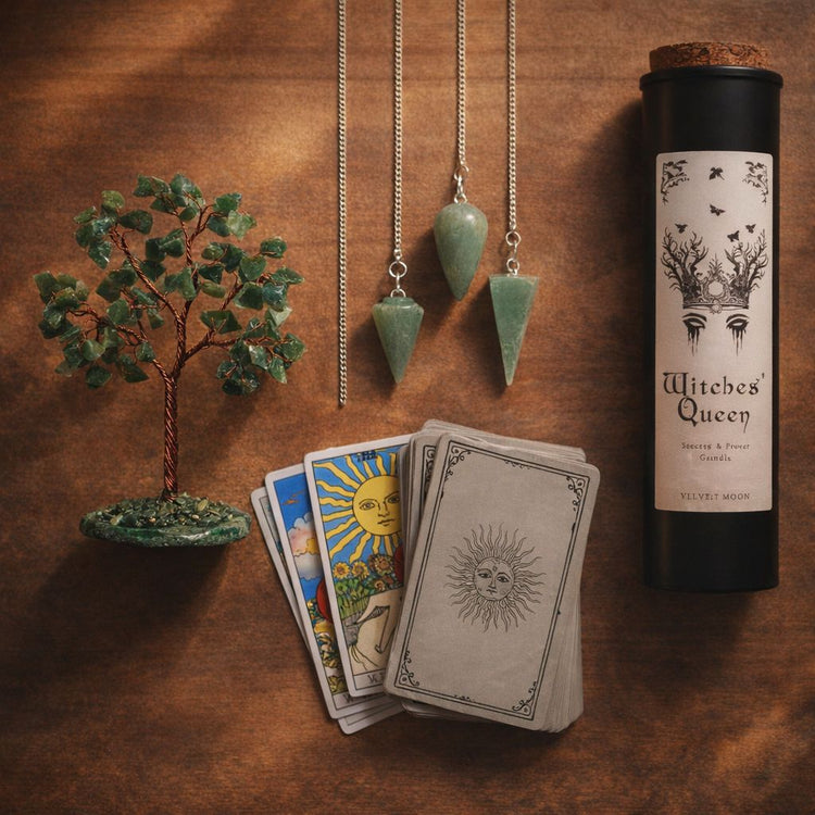 Kit de Abundancia – Tarot, aventurina y vela