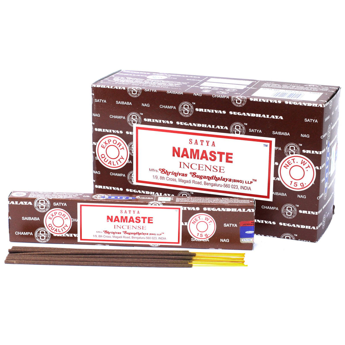 Incienso Satya Namaste – Varillas, 15 g