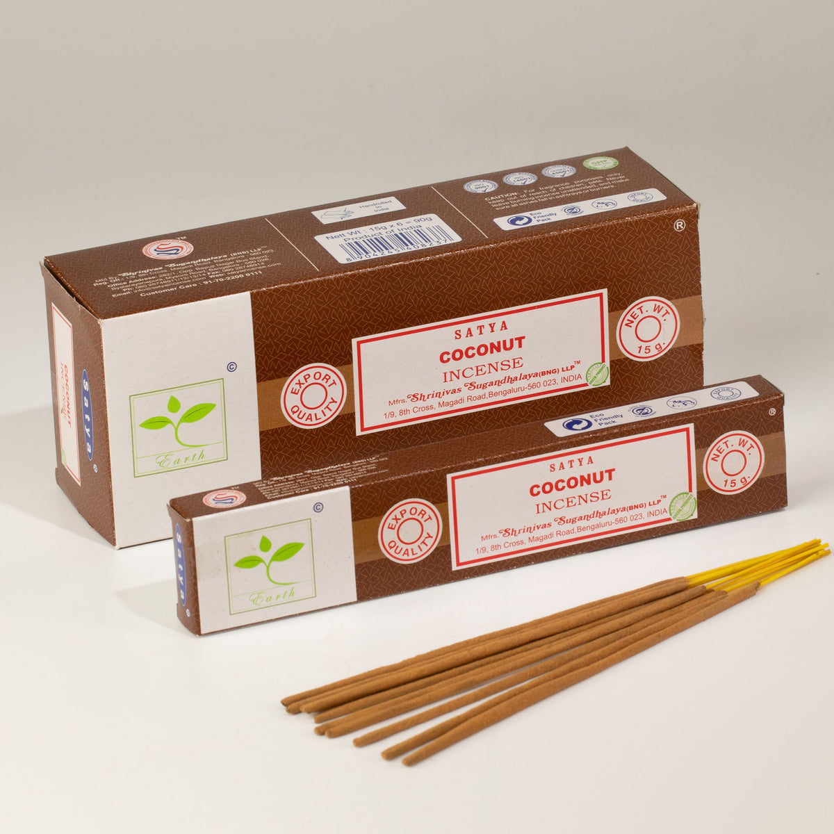 Incienso Satya Coco – Varillas, 15 g