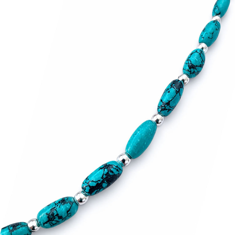 Conjunto Nepalí de Turquesa de Estilo Bohemio