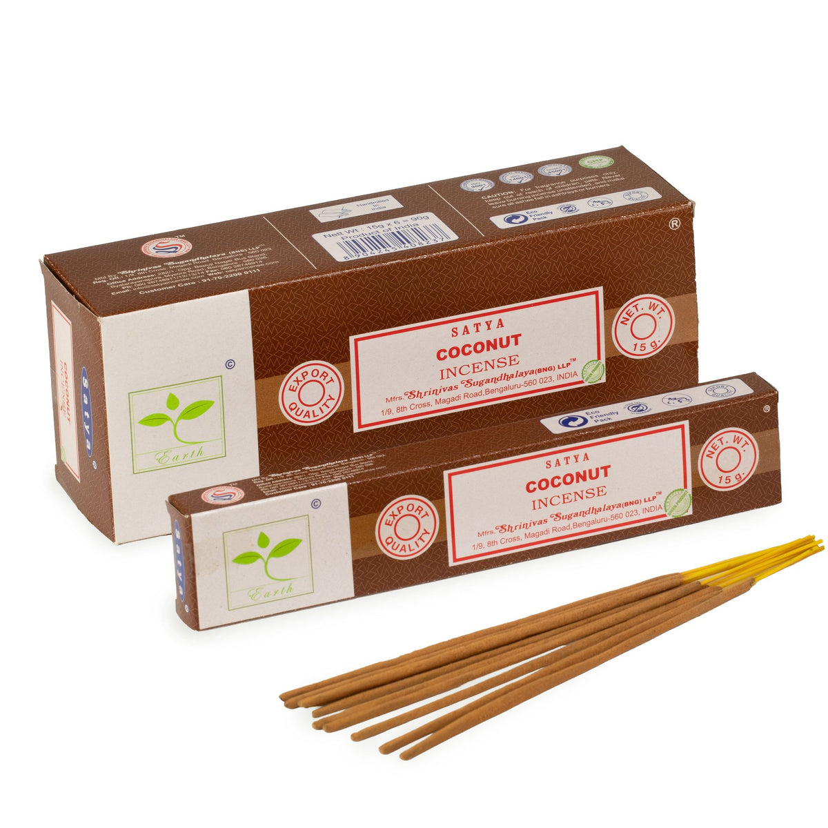 Incienso Satya Coco – Varillas, 15 g