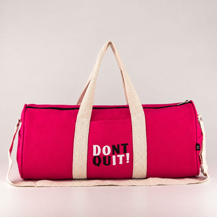 Bolsa de deporte «No te rindas» - Rosa cereza