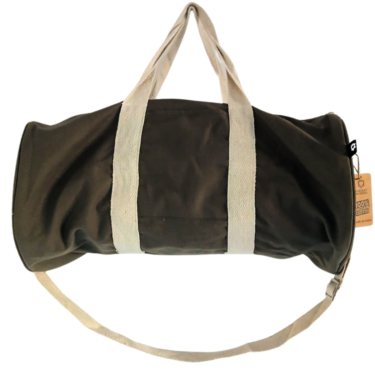 Bolsa de deporte de algodón canvas - Verde oliva