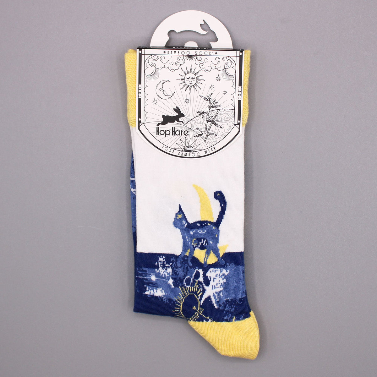 Hop Hare Bamboo Socks - Midnight