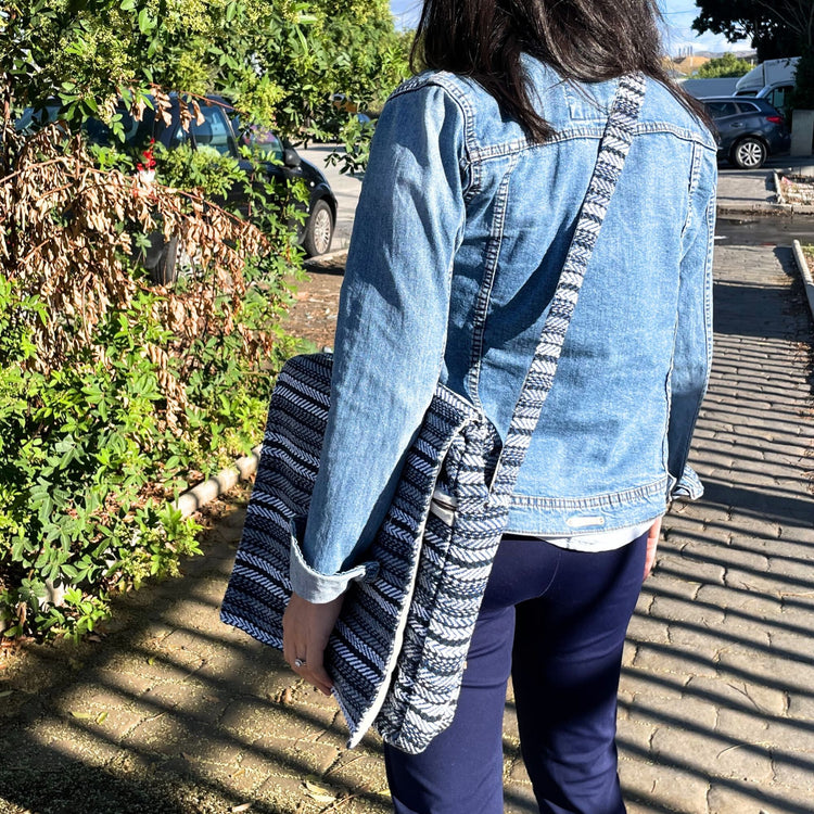 Bolso para portátil Soft Banjar - Rayas azules