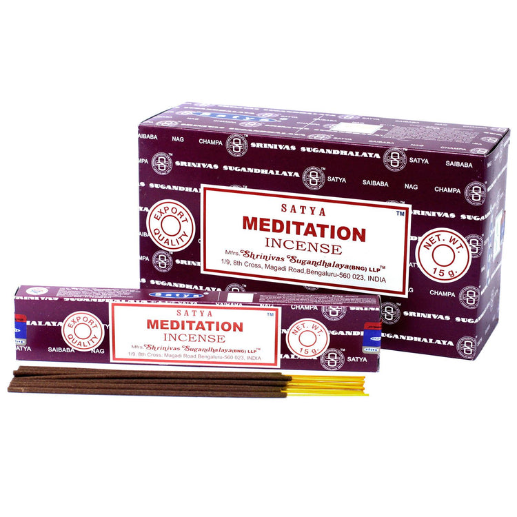Incienso Satya Meditación – Varillas, 15 g