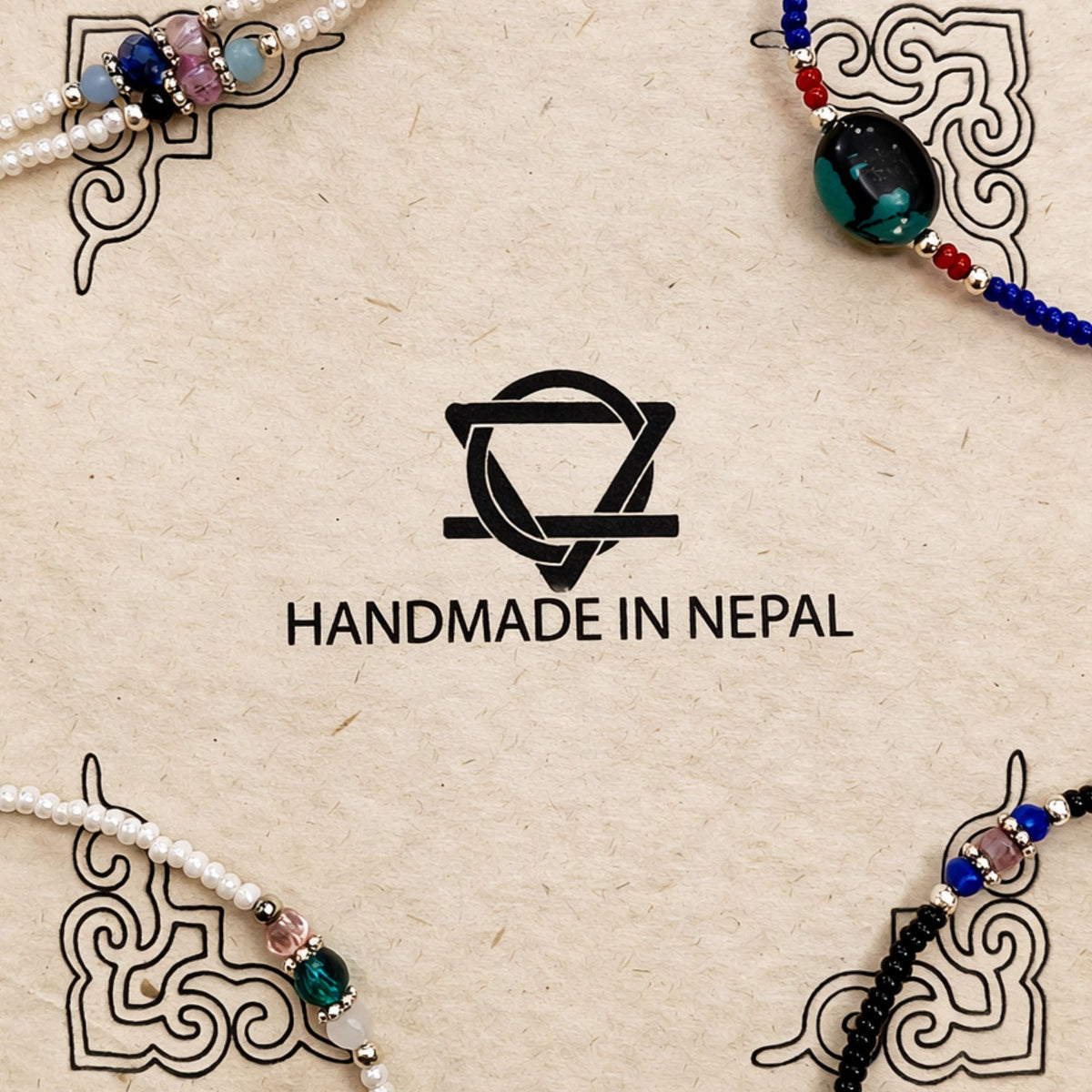 Conjunto Nepalí de Turquesa de Estilo Bohemio