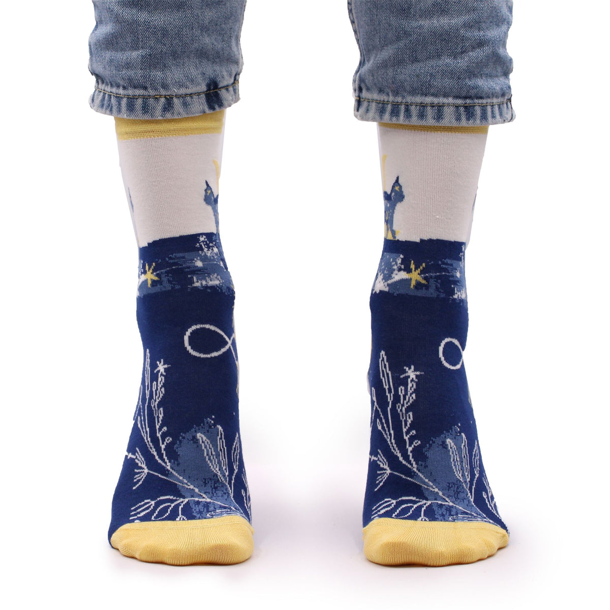 Hop Hare Bamboo Socks - Midnight