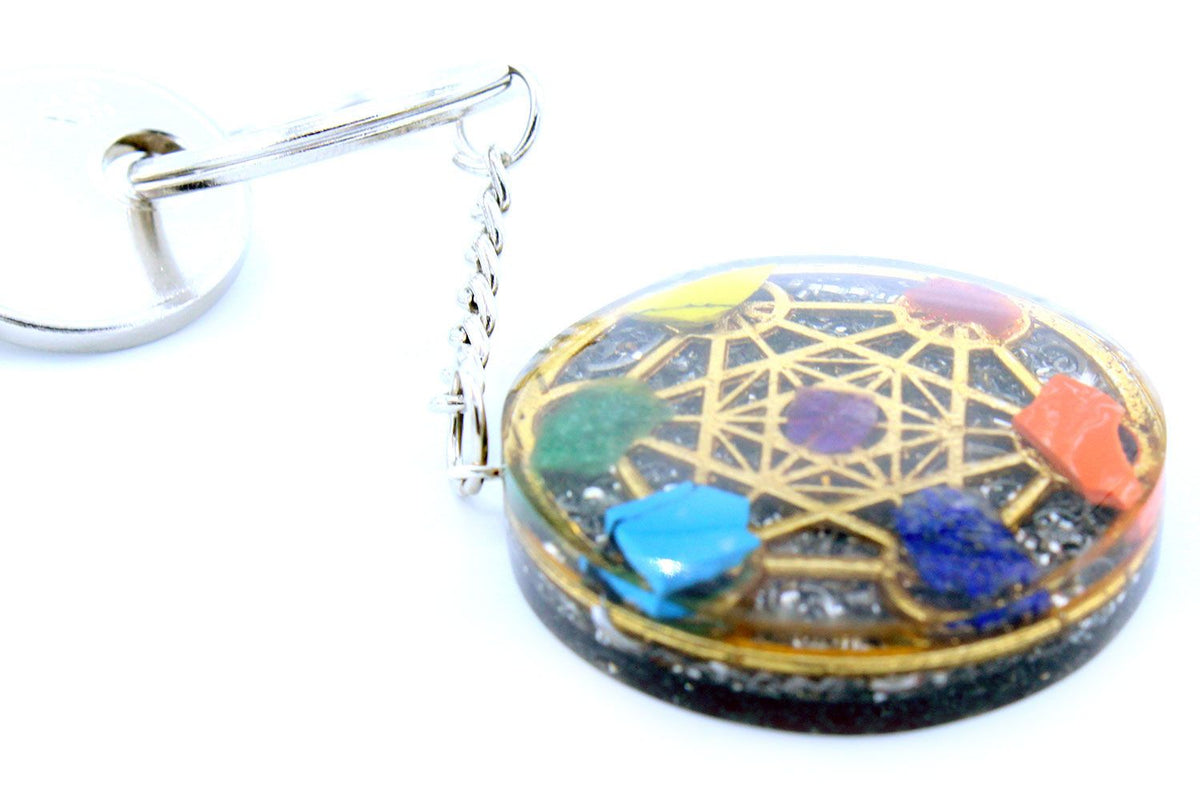 Llavero de Orgonita 7 Chakras