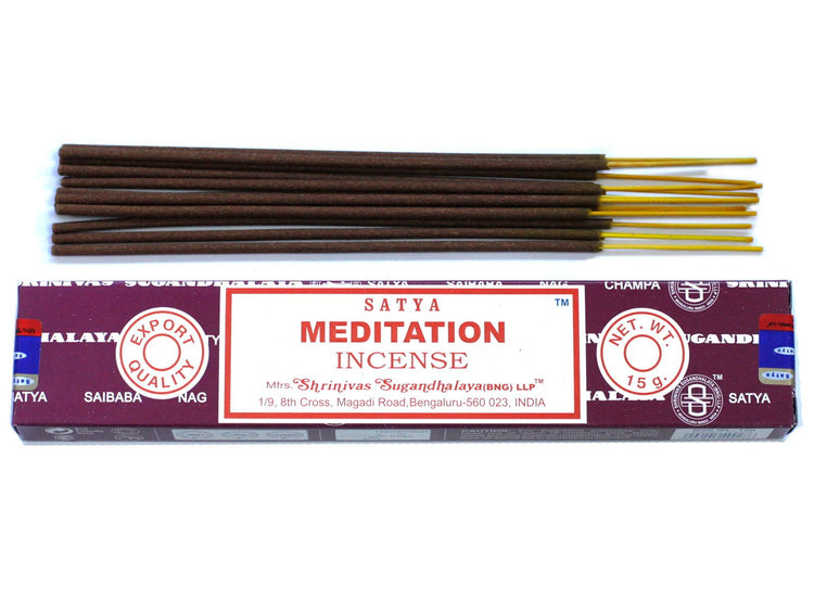 Incienso Satya Meditación – Varillas, 15 g