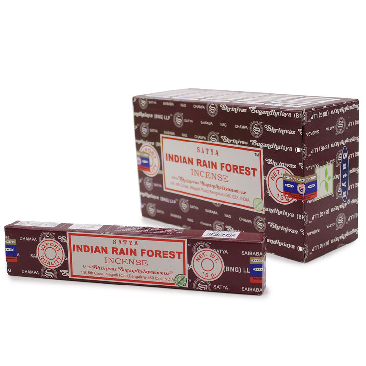 Incienso Satya Selva Tropical India – Varillas, 15 g