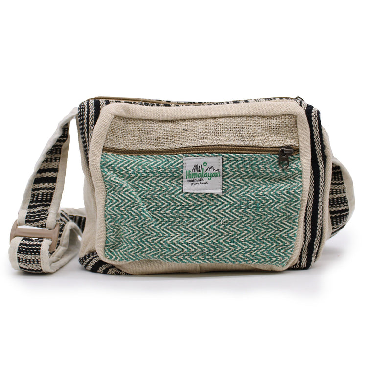Bolso Messenger de cáñamo y algodón