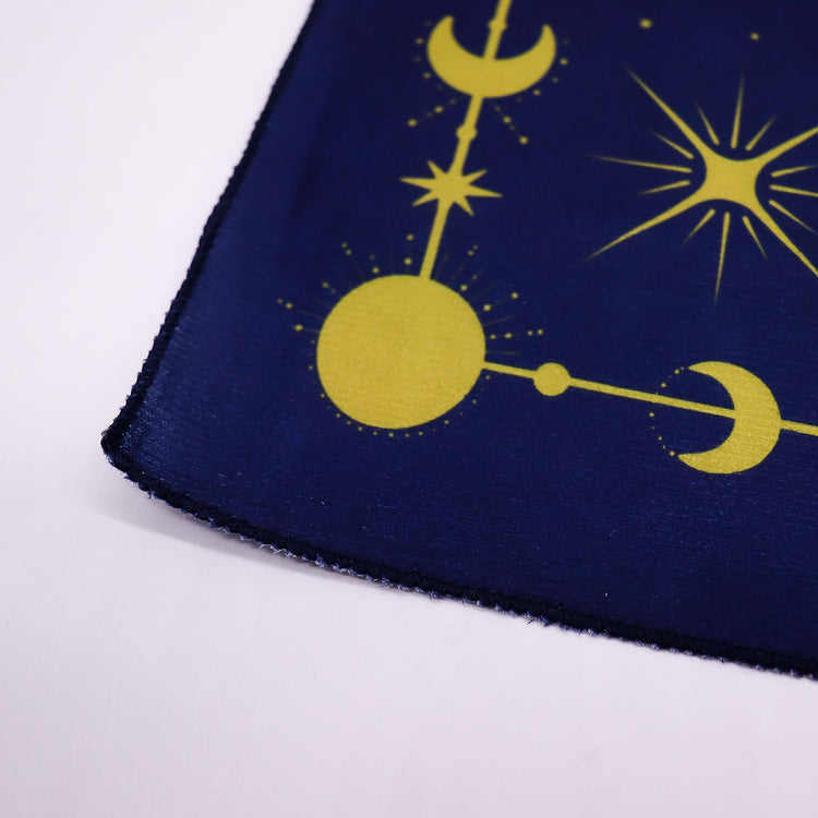 Paño para tarot Zodiaco – 75 × 75 cm
