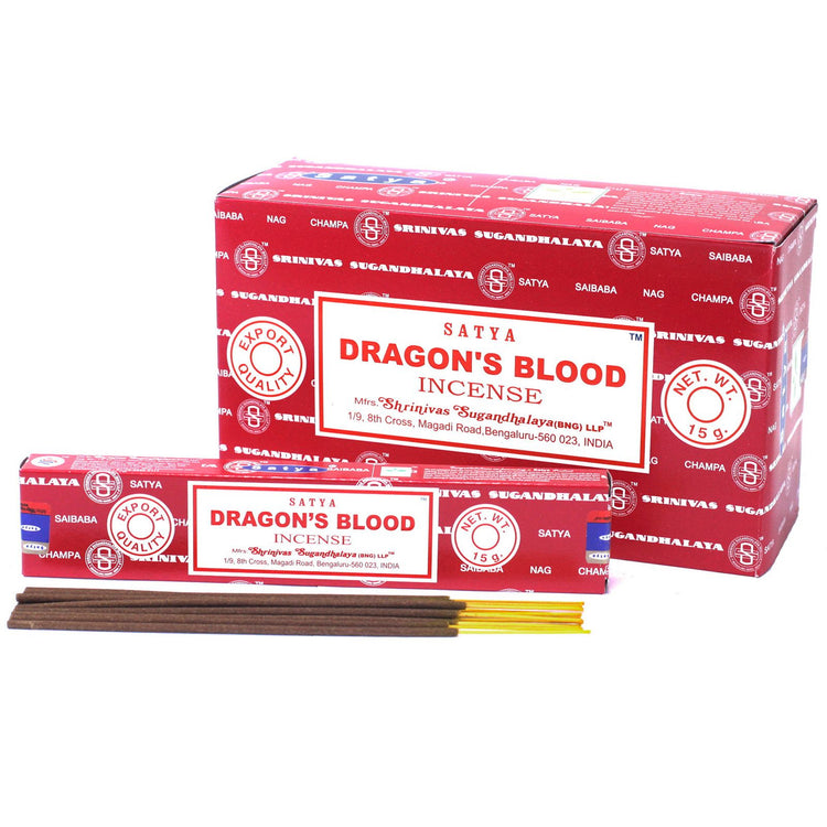 Incienso Satya Sangre de Dragón – Varillas, 15 g