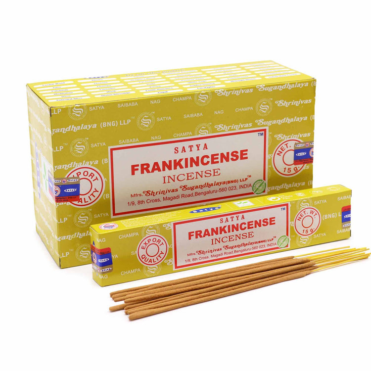 Incienso Satya Frankincense – Varillas, 15 g