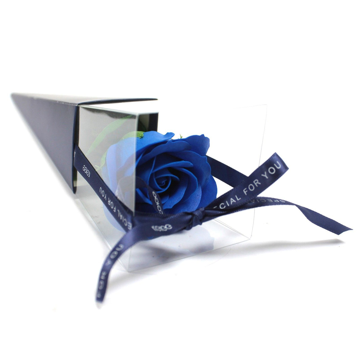 Rosa sencilla - rosa azul