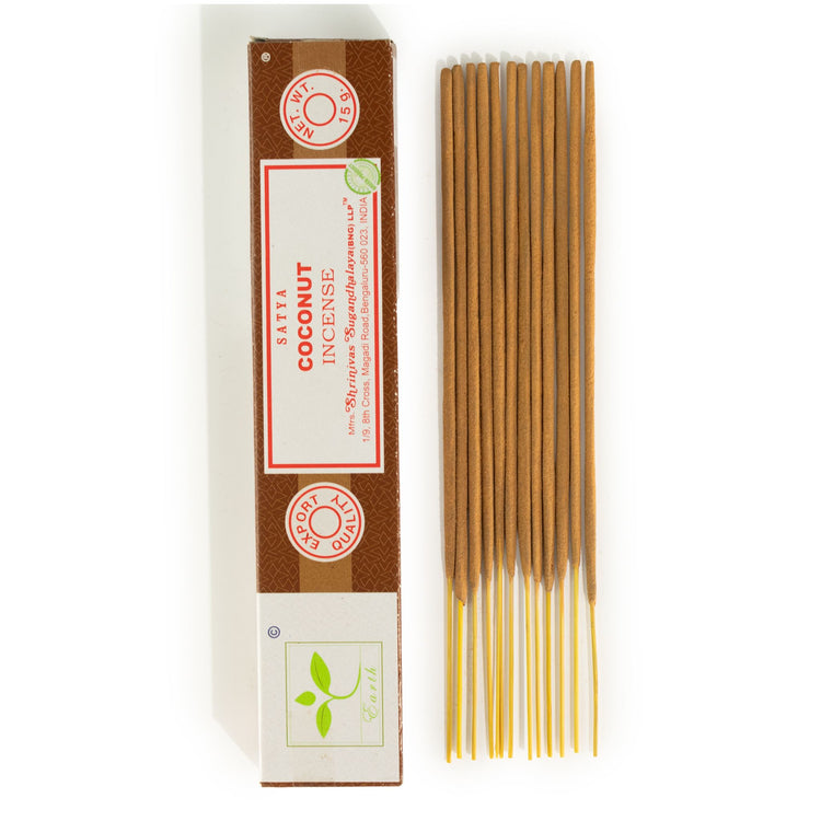 Incienso Satya Coco – Varillas, 15 g