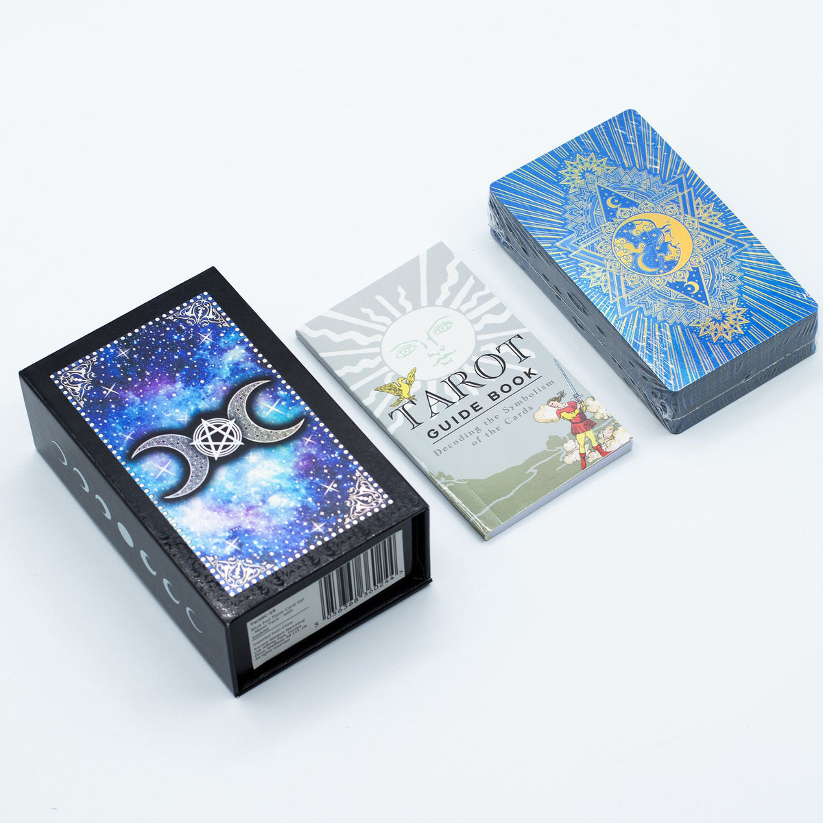 Tarot Cara de la Luna azul – 78 cartas con guía y caja