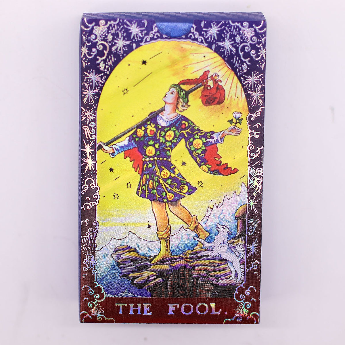 Tarot Mandala azul y dorado – 78 cartas con folleto