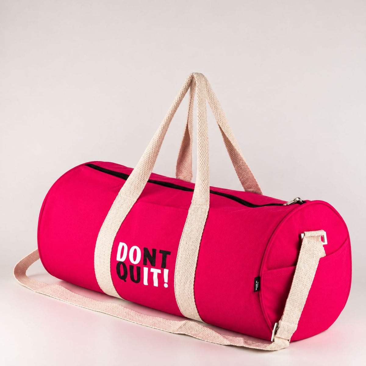 Bolsa de deporte «No te rindas» - Rosa cereza