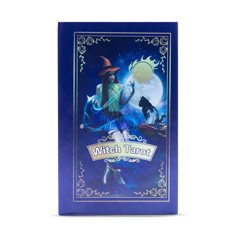 Tarot de la Bruja púrpura – 78 cartas con guía y caja