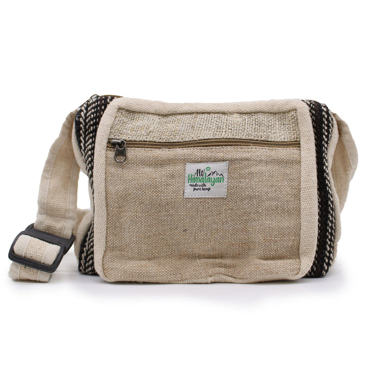 Bolso Messenger de cáñamo y algodón