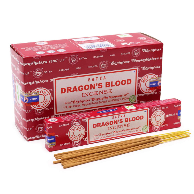 Incienso Satya Sangre de Dragón – Varillas, 15 g