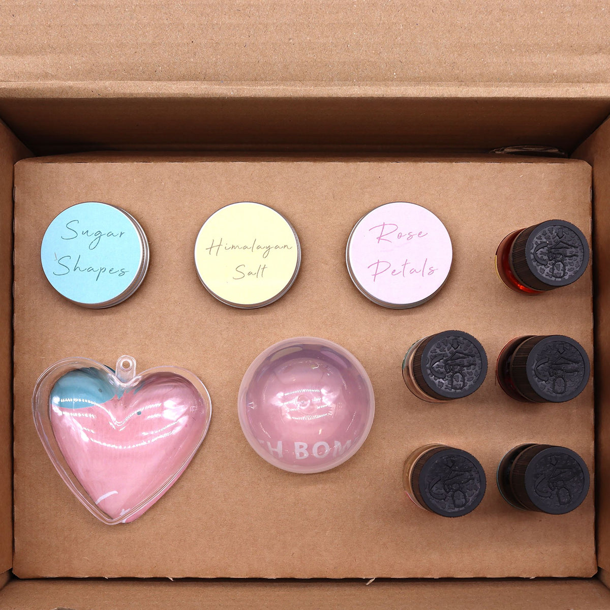 Kit para hacer bombas de baño – Limonada rosa y cítricos