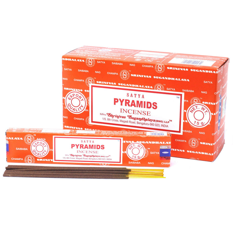 Incienso Satya Pirámide – Varillas, 15 g