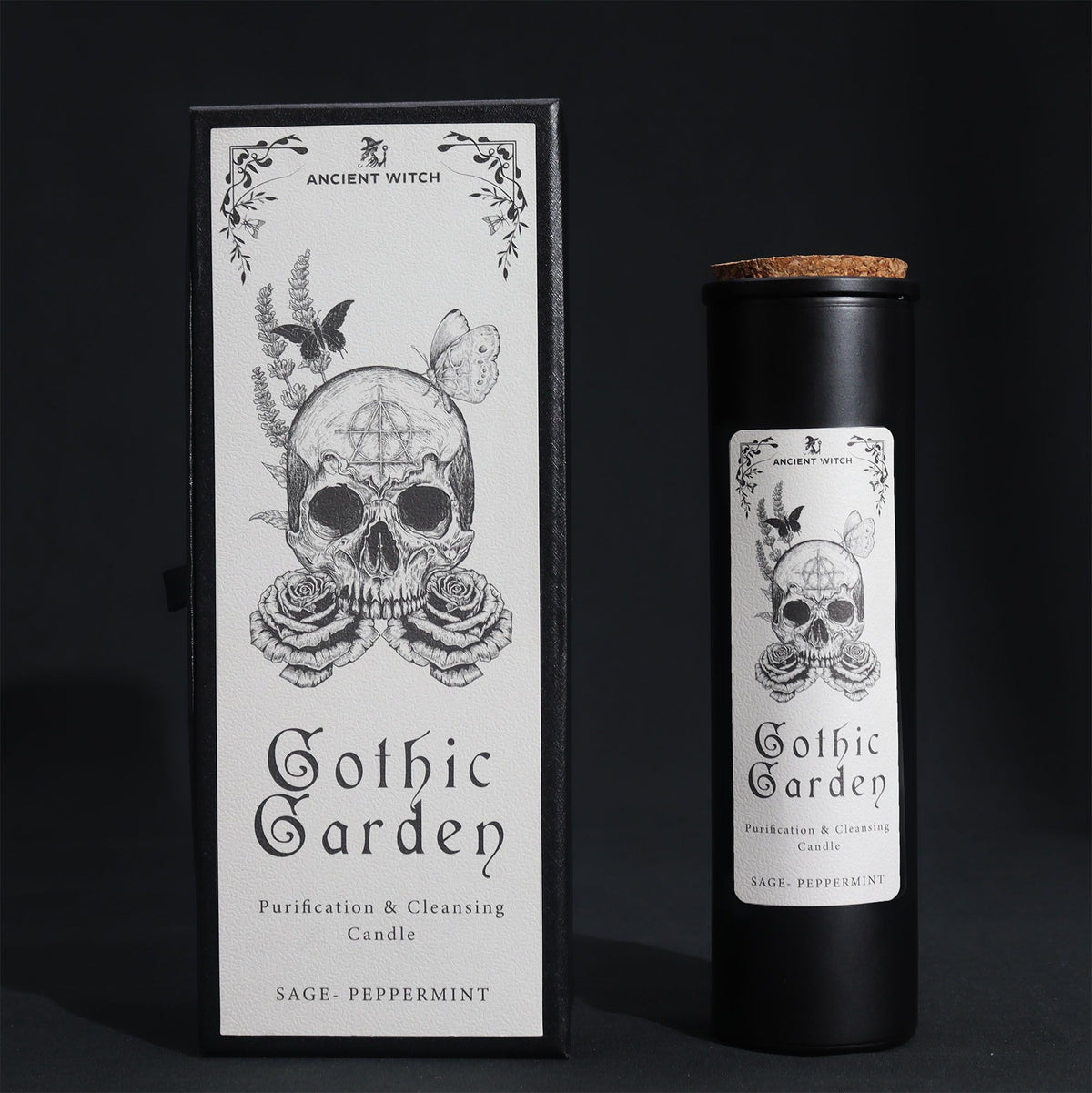 Vela purificadora de brujas - Jardín Gótico