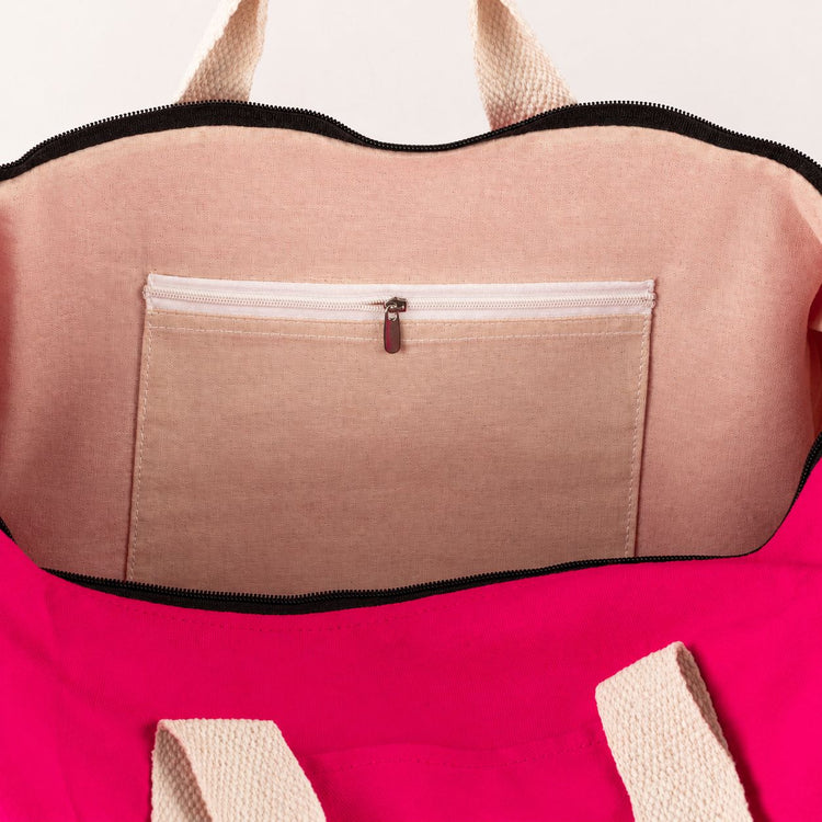Bolsa de deporte «No te rindas» - Rosa cereza