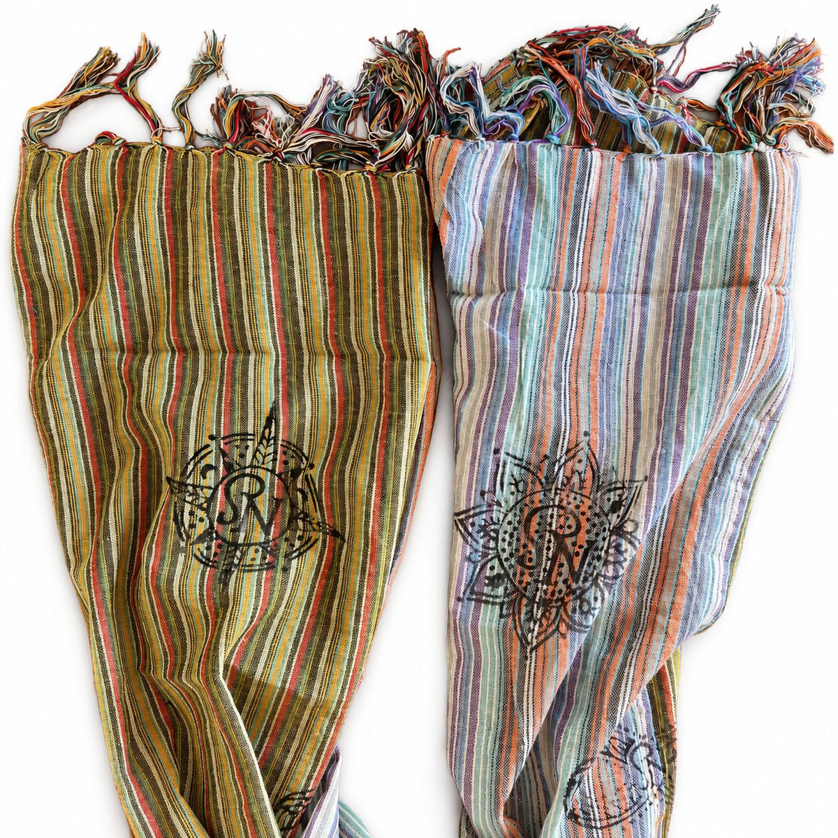 Pañuelo Nomad Sari 170 × 50 cm – Cielo se encuentra con la Tierra