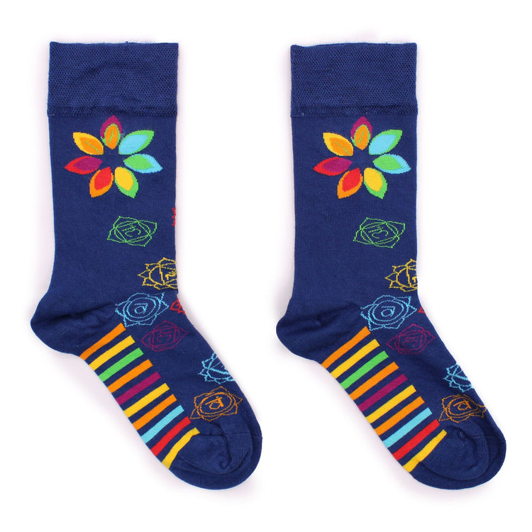 Calcetines de bambú Hop Hare - Chakra arcoíris