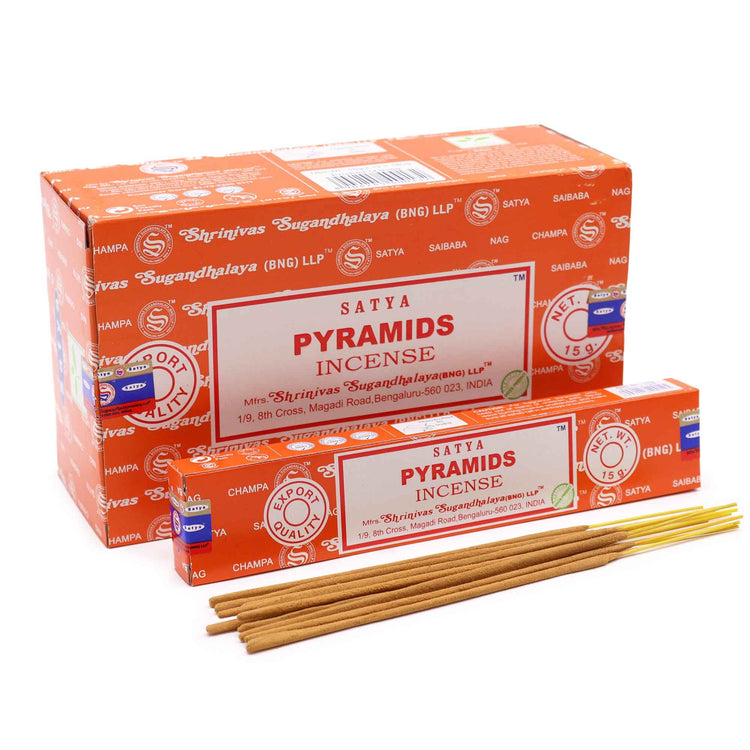 Incienso Satya Pirámide – Varillas, 15 g
