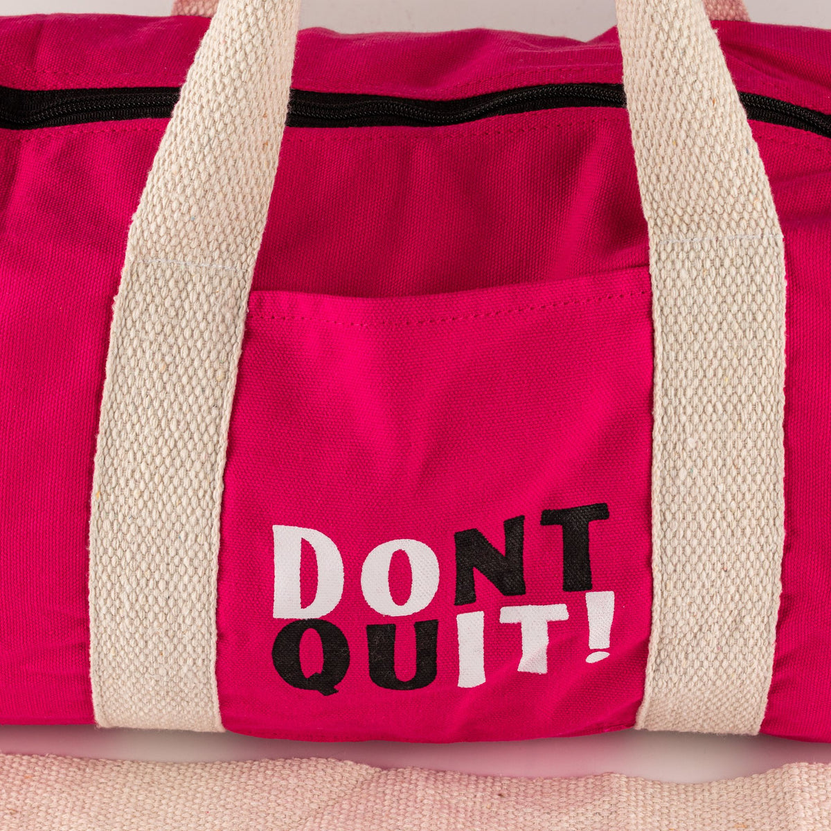 Bolsa de deporte «No te rindas» - Rosa cereza