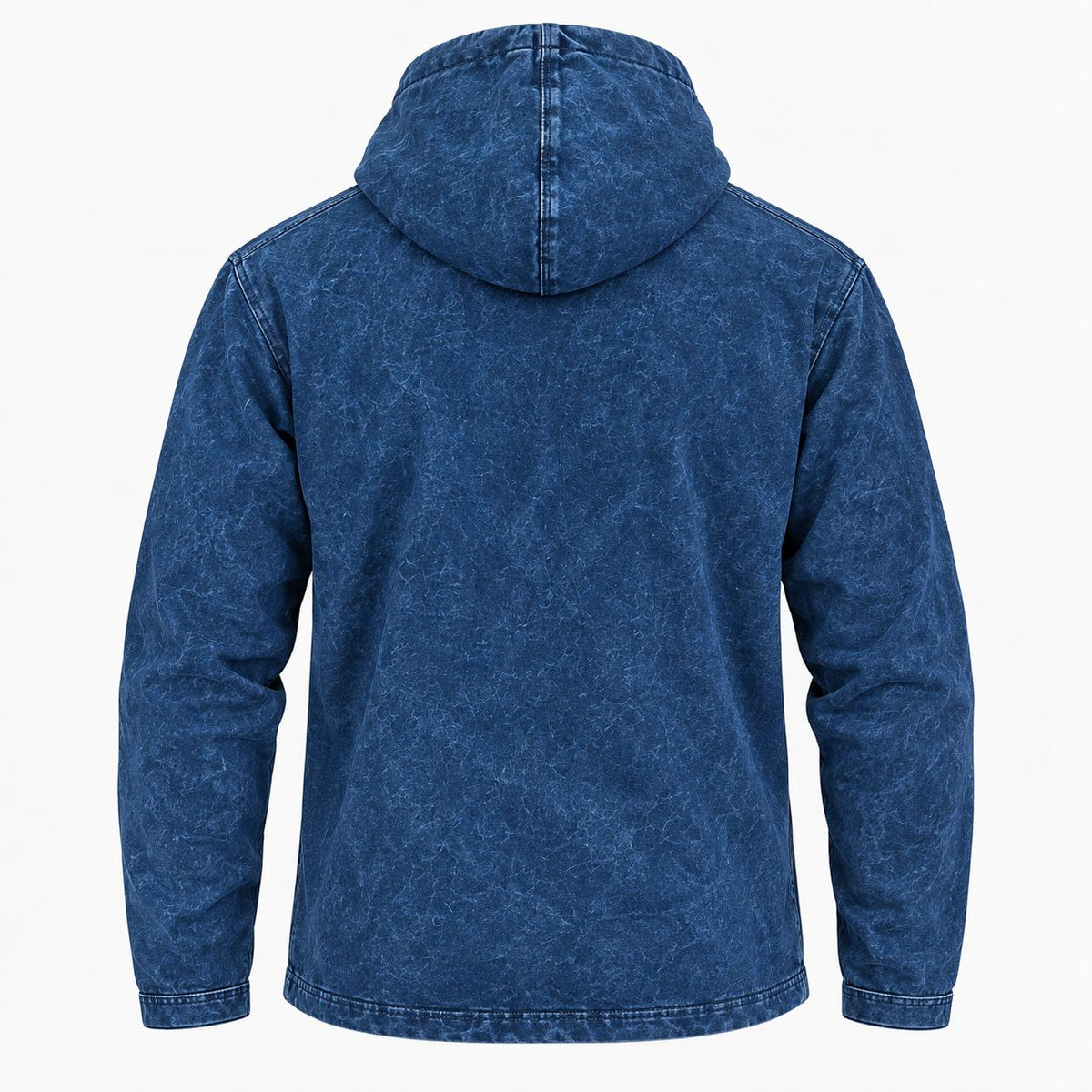 Sudadera con capucha azul Brújula de la vida – Talla M