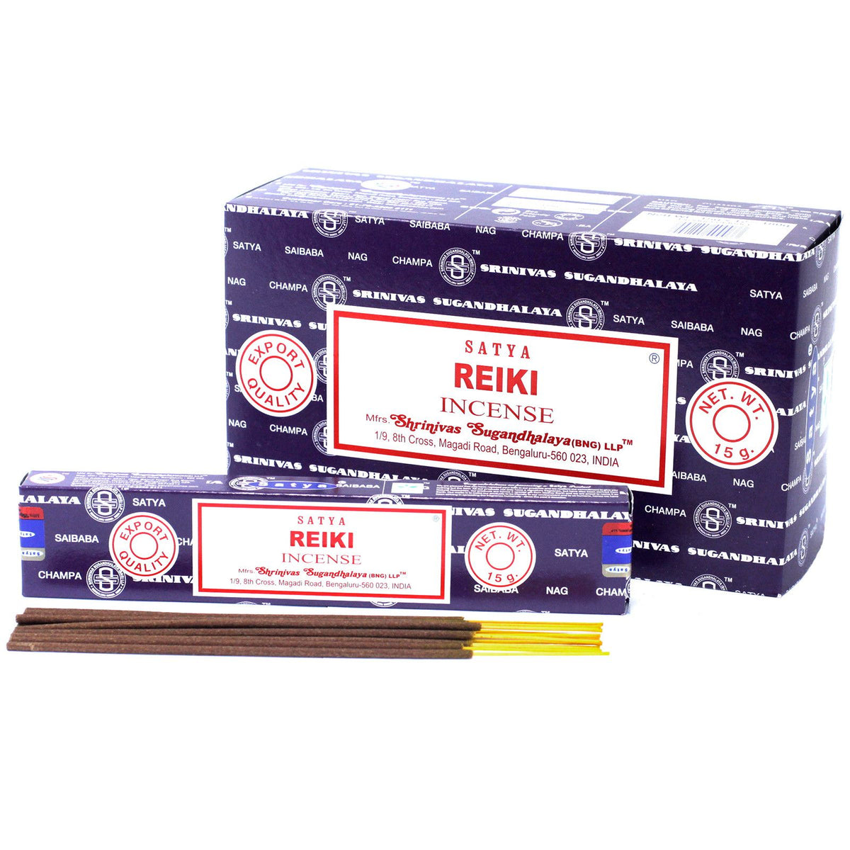 Incienso Satya Reiki – Varillas, 15 g
