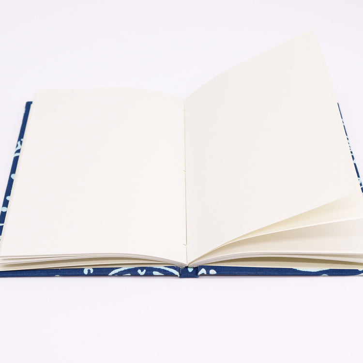 Cuaderno Encuadernado en Algodón 20x15 cm - Pez Índigo