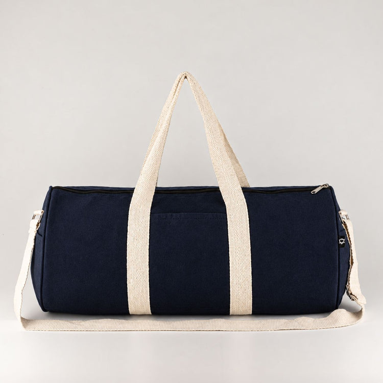 Bolsa de deporte de algodón canvas - Azul marino