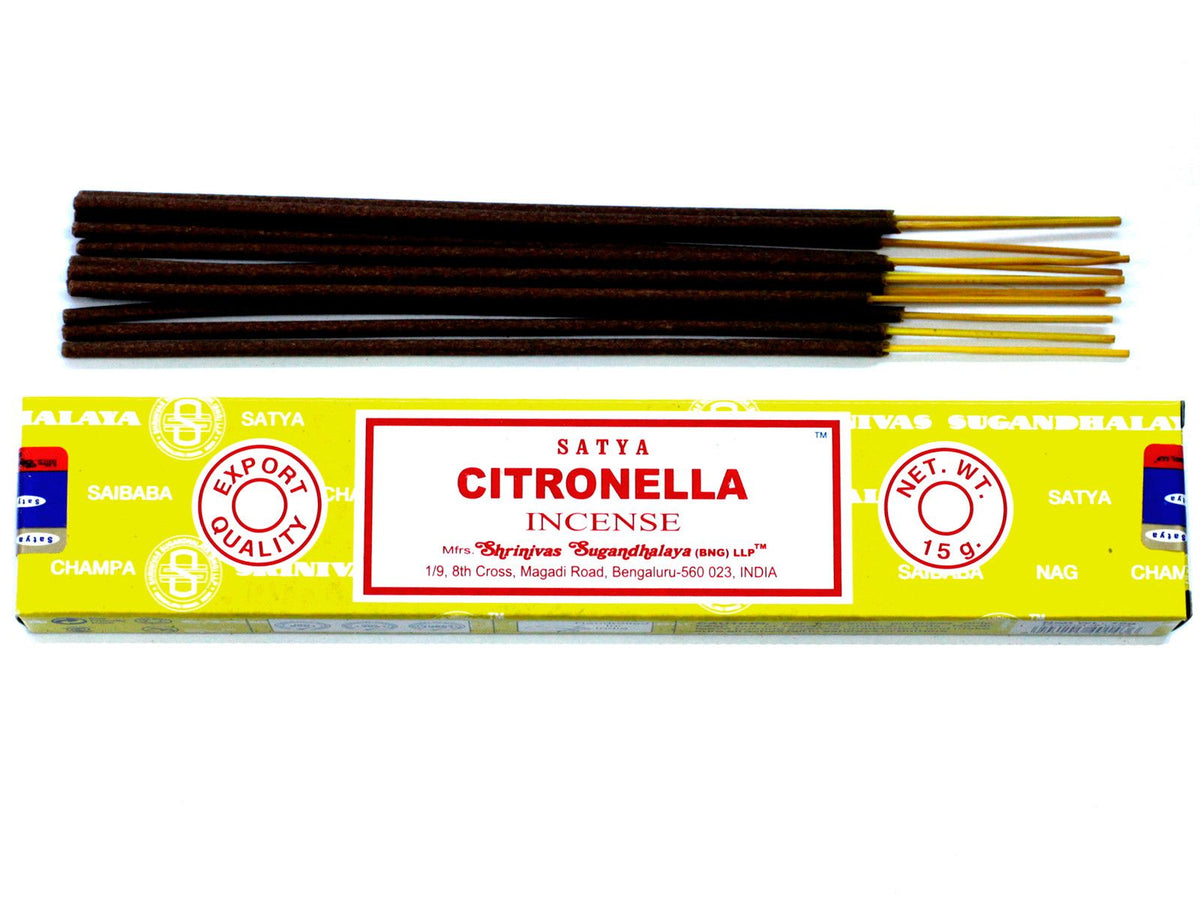 Incienso Satya Citronela – Varillas, 15 g