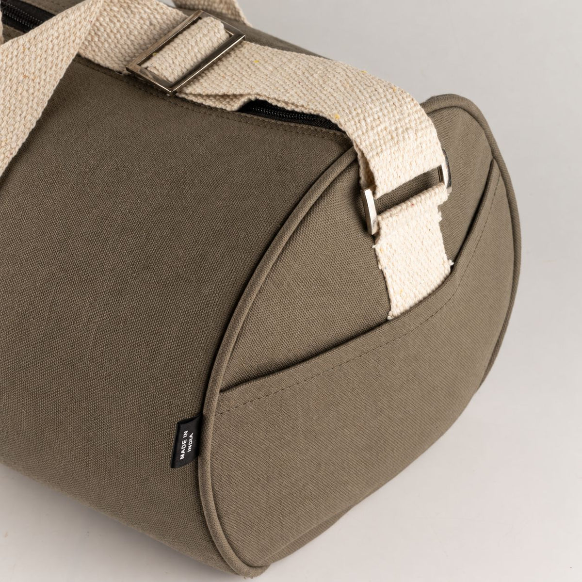 Bolsa de deporte de algodón canvas - Verde oliva