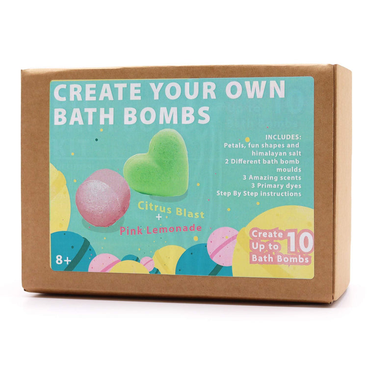 Kit para hacer bombas de baño – Limonada rosa y cítricos