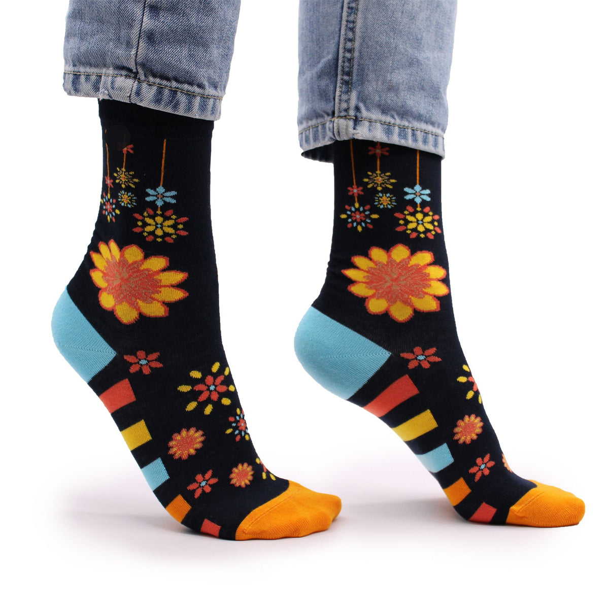 Calcetines de bambú Hop Hare - Flores de Mandala