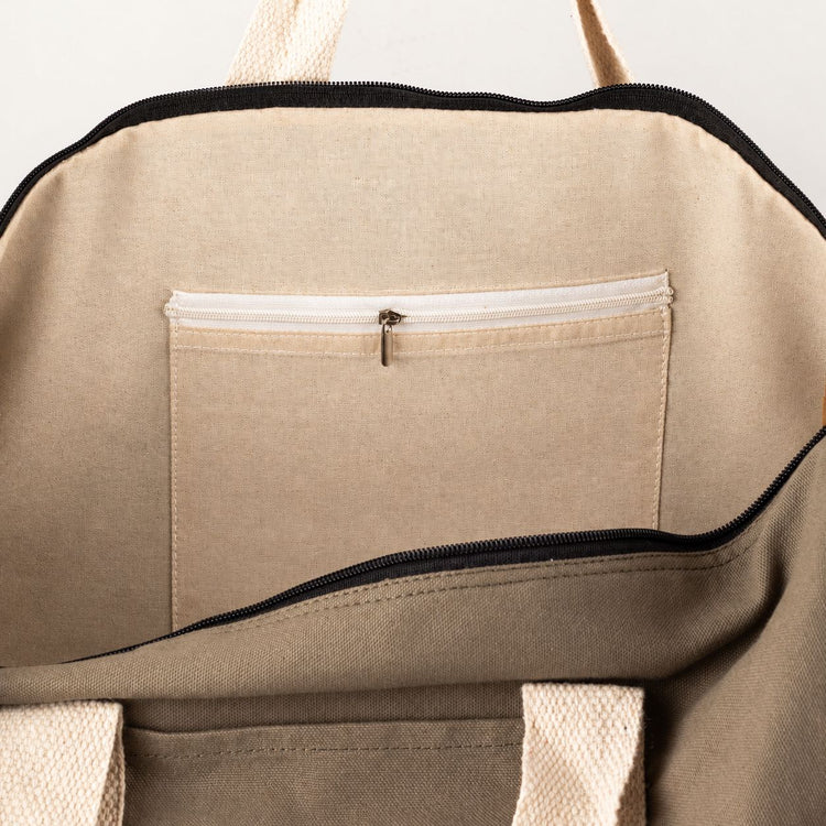 Bolsa de deporte de algodón canvas - Verde oliva