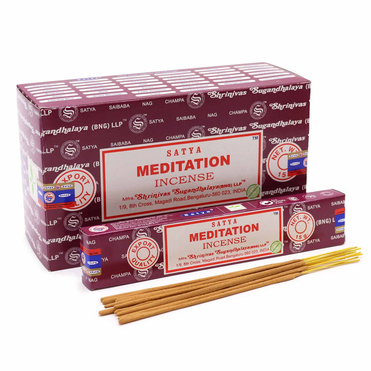Incienso Satya Meditación – Varillas, 15 g
